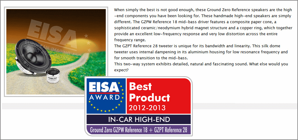 Ground Zero GZPK Reference 180