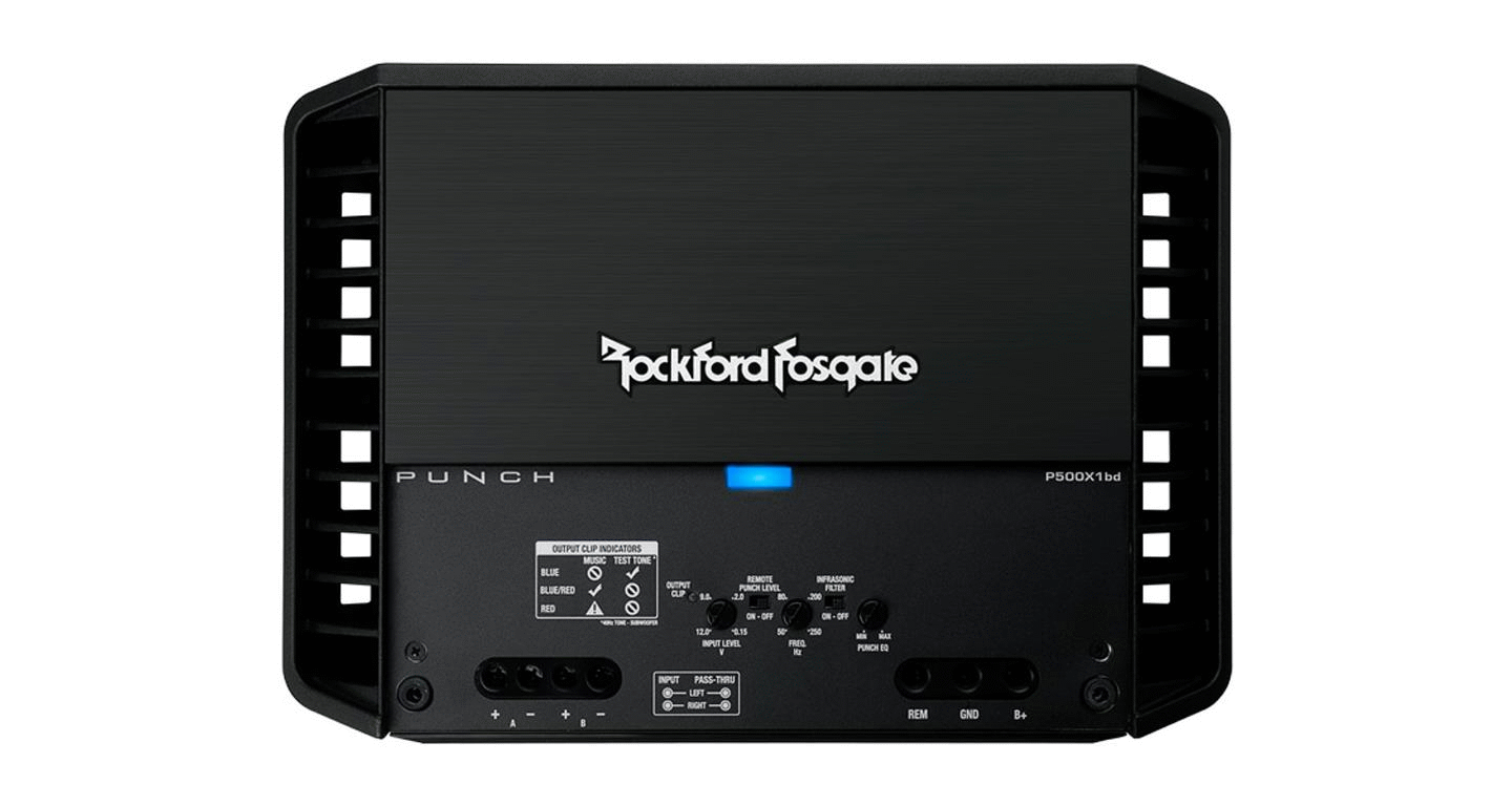 Rockford Fosgate Bilforsterker 1 x500W