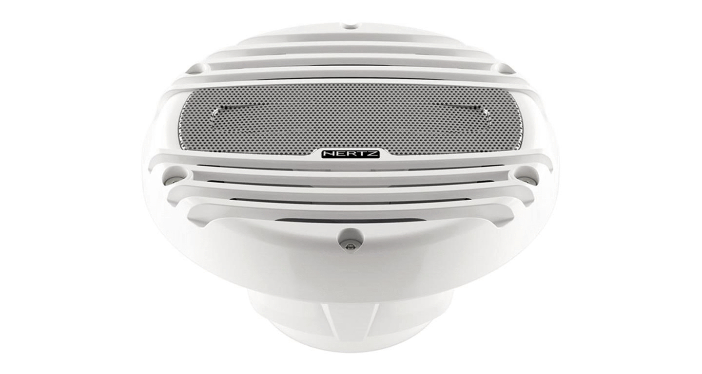 Hertz HMX65LD, 6" koaxial 2-v hvit LED