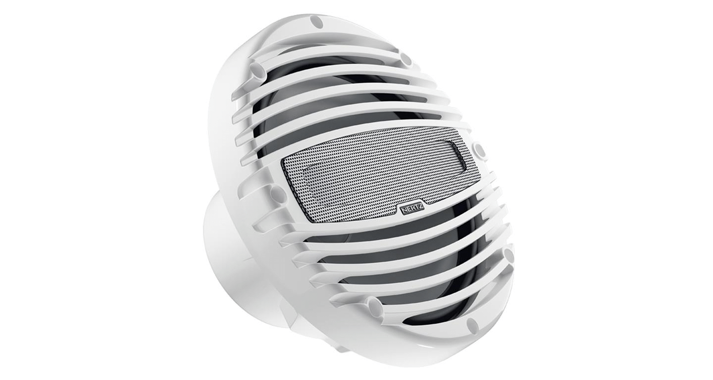 Hertz HMX8, 8" koaxial 2-veis hvit